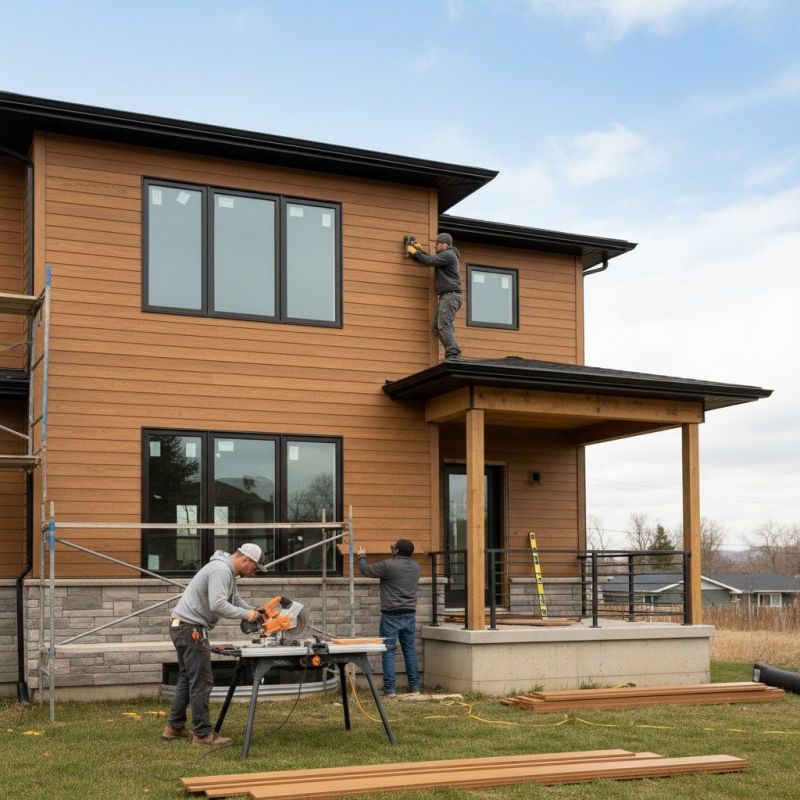Cedar Siding Installation detail